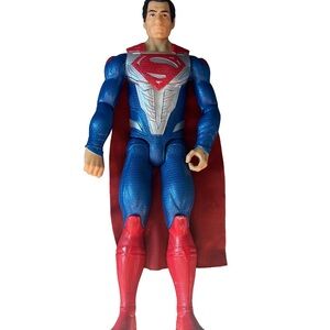 Superman Action Figure 11” DC Comics Figure with Cape